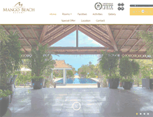 Tablet Screenshot of mangobeachresort.com